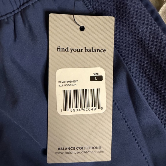 Balance Collection Navy Performance Shorts - Picture 2 of 5